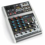 Retourdeal - Vonyx VMM-K402 4 kanaals muziekmixer met Blueto, Muziek en Instrumenten, Verzenden, Zo goed als nieuw