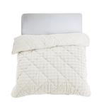Lazy all-in-one dekbed Pom Pom Fur - crème-wit - 2-persoons, Verzenden, Nieuw
