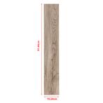 PVC laminaat zelfklevend set van 42 Natural oak 5,85 m², Huis en Inrichting, Stoffering | Vloerbedekking, Verzenden, Nieuw