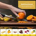 HI NATURE™ Premium Rasp zester - Handrasp lang- Citroenrasp, Ophalen of Verzenden, Zo goed als nieuw