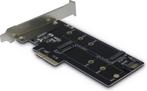 Inter-Tech KT015 interfacekaart/-adapter M.2,SATA Intern, Ophalen of Verzenden, Zo goed als nieuw
