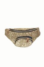 Heuptasje Rond Voorvak Grote Glitters Goud Heuptas Gouden Gl, Ophalen of Verzenden, Nieuw, Overige kleuren, Overige typen