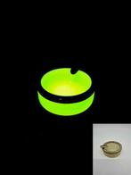 Asbak - Uraniumglas, Antiek en Kunst, Antiek | Glas en Kristal