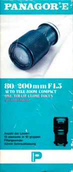 Panagor Telezoom 80–200mm F/4.5 met Close-Focus voor Olympus, Verzenden, Nieuw