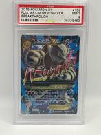 Pokémon - 1 Graded card - fa mewtwo ex breaktrough - PSA 9, Nieuw