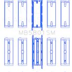 King Engine Bearings BMW N63/S63 Crankshaft Main Bearing Set, Auto-onderdelen, Ophalen of Verzenden, Nieuw