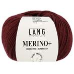 Lang Yarns Merino Plus - 164 bordeaux - Merinowol Garen, Hobby en Vrije tijd, Breien en Haken, Ophalen of Verzenden, Nieuw