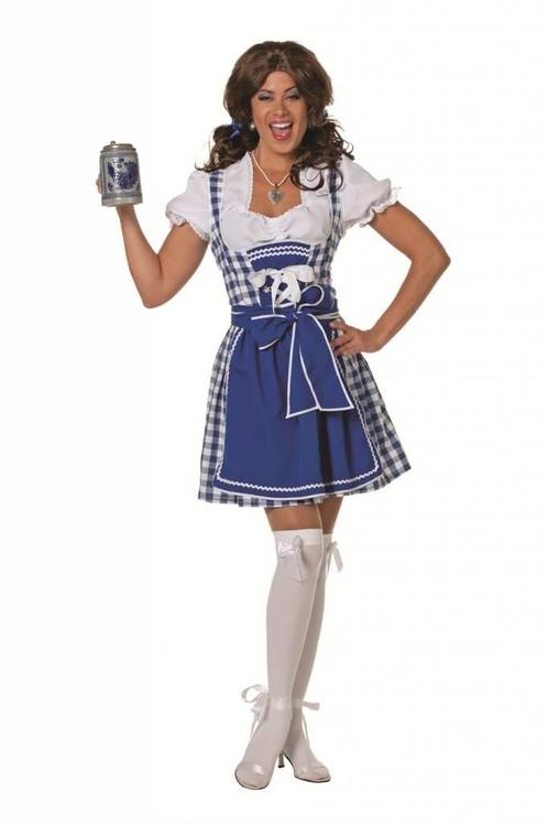 Dirndl Brigitte blauw, Kleding | Dames, Carnavalskleding en Feestkleding, Nieuw, Ophalen of Verzenden