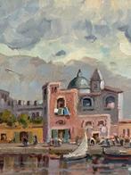 Antonio Madonna (1919-2010) - Marina con barche, Antiek en Kunst