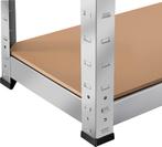 tectake® - Werkplaatsrek met 8 MDF-planken - Opbergkast - Ke, Verzenden, Zo goed als nieuw