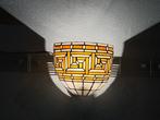 massive - Lamp - Glas, Metaal - tiffany stijl wand lamp