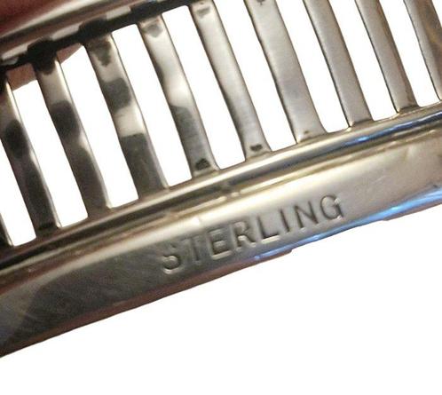 Onderzetter (2) - .925 zilver - Zilveren onderzetters, Antiek en Kunst, Antiek | Goud en Zilver