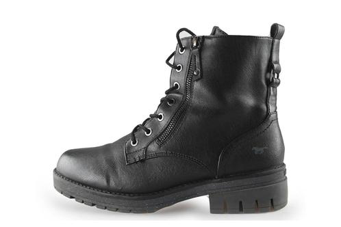 Mustang Veterboots in maat 42 Zwart | 10% extra korting, Kleding | Dames, Schoenen, Zwart, Zo goed als nieuw, Overige typen, Verzenden