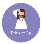 Button of kleding (magneet) Bride to Be blond of bruin, Verzenden, Nieuw, Feestartikel, Geboorte of Huwelijk