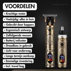 2dekans | Professionele Draadloze T-blade Tondeuse +, Ophalen of Verzenden, Zo goed als nieuw