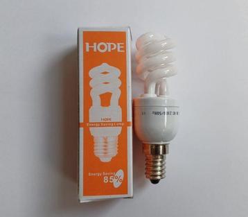 Mini spaarlamp 5W E14 kleine fitting