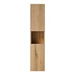 Badkamerkast Newport kolomkast 140x30x25 cm eikenkleurig [en, Huis en Inrichting, Verzenden, Nieuw