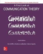 ISE A First Look at Communication Theory 9781260091564, Boeken, Verzenden, Zo goed als nieuw, Andrew Ledbetter