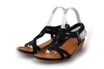 Ella Cruz Sandalen in maat 37 Zwart | 10% extra korting, Verzenden, Zwart, Sandalen of Muiltjes, Zo goed als nieuw