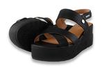Mustang Sandalen in maat 41 Zwart | 10% extra korting, Verzenden, Zwart, Sandalen of Muiltjes, Zo goed als nieuw