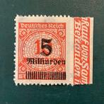 Duitse Rijk 1923 - 5 miljarden met zaagtanding met locale, Postzegels en Munten, Postzegels | Europa | Duitsland, Gestempeld