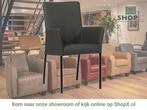 Leren eetkamerstoel Comfort met armleuning - Hermes, Huis en Inrichting, Stoelen, Nieuw, Leer, Ophalen of Verzenden, Eén