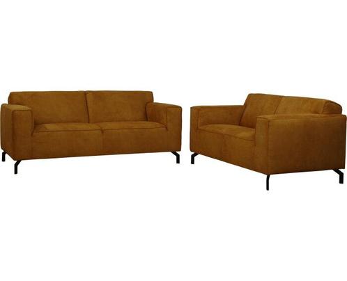 Bankstel Lyla W en W Furniture | Cognac Alabama, Huis en Inrichting, Banken | Bankstellen, Nieuw, Ophalen of Verzenden