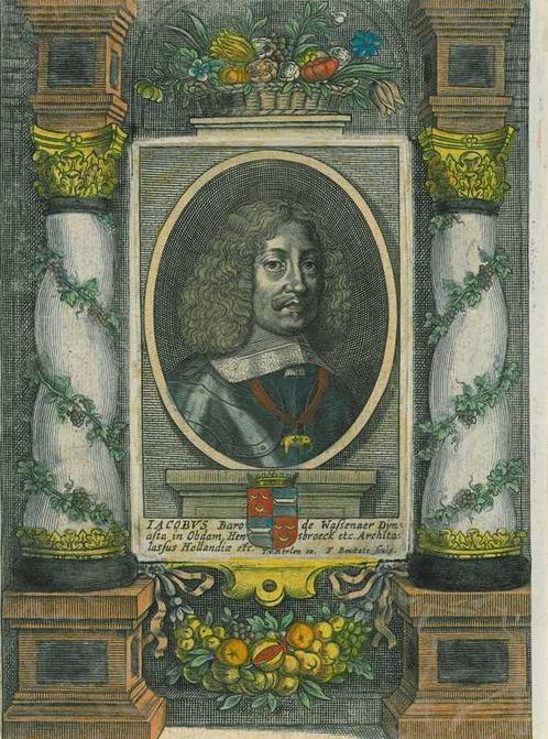 Portrait of Jacob van Wassenaer Obdam, Antiek en Kunst, Kunst | Etsen en Gravures