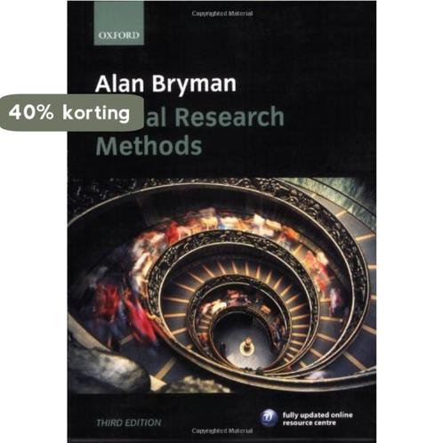 Social Research Methods 9780199202959 Alan Bryman, Boeken, Overige Boeken, Gelezen, Verzenden