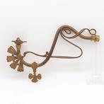 Wandkandelaar - Antieke gaswandlamp Art Nouveau - Verguld