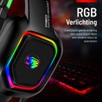 2dekans | URGOODS Gaming Headset – Virtueel 7.1 Surround, Audio, Tv en Foto, Luidsprekers, Ophalen of Verzenden, Zo goed als nieuw
