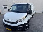 Iveco Daily 35C14 2.3*ECC*CRUISE*HAAK*KIPPER LIFT*3PERS*3500, Stof, Gebruikt, Iveco, Wit