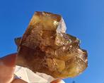 Fluoriet Kristallen op matrix - Hoogte: 6 cm - Breedte: 6, Verzamelen, Mineralen en Fossielen