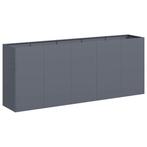 Plantenbak 200cm Antraciet - Retourdeal - 64% Korting!, 100 cm of meer, Nieuw, Ophalen of Verzenden, Metaal