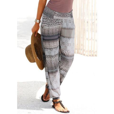 Buffalo Strandbroek met all-over print en zakken,, Kleding | Dames, Broeken en Pantalons, Nieuw, Verzenden