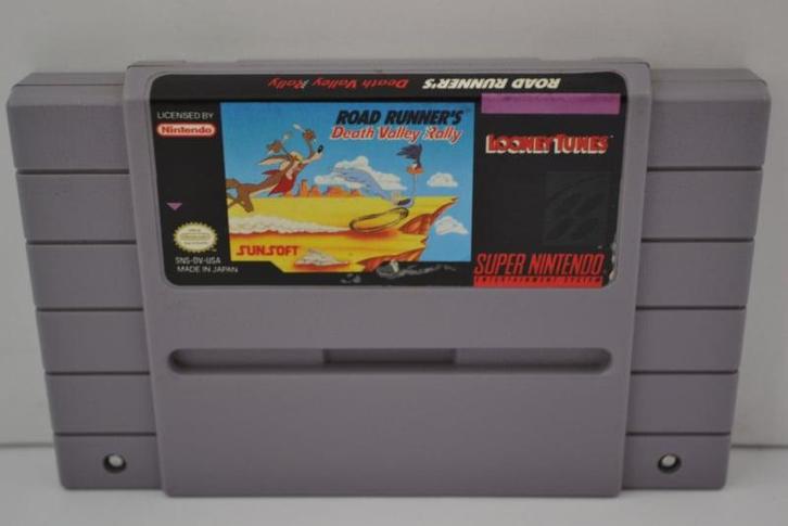 Road Runners  Death Valley Rally (SNES USA), Spelcomputers en Games, Games | Nintendo Super NES, 1 speler, Zo goed als nieuw, Verzenden