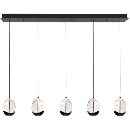 High light | Hanglamp | Helder | Clear Egg | 5 lichts, Huis en Inrichting, Lampen | Hanglampen, 75 cm of meer, Nieuw, Glas, Ophalen of Verzenden