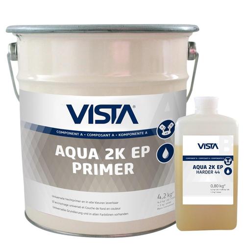 Vista Aqua 2K EP Primer per 5 kg set inclusief verharder V-A, Doe-het-zelf en Verbouw, Schildersmaterialen, Nieuw, Ophalen of Verzenden