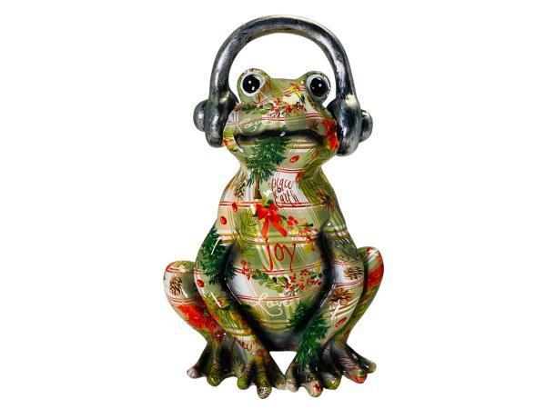 Veiling - Kerst Sculptuur | Musical Frog, Verzamelen, Beelden en Beeldjes