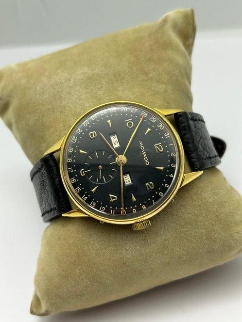 Movado - Triple Date Black Dial - Zonder Minimumprijs -, Sieraden, Tassen en Uiterlijk, Horloges | Heren