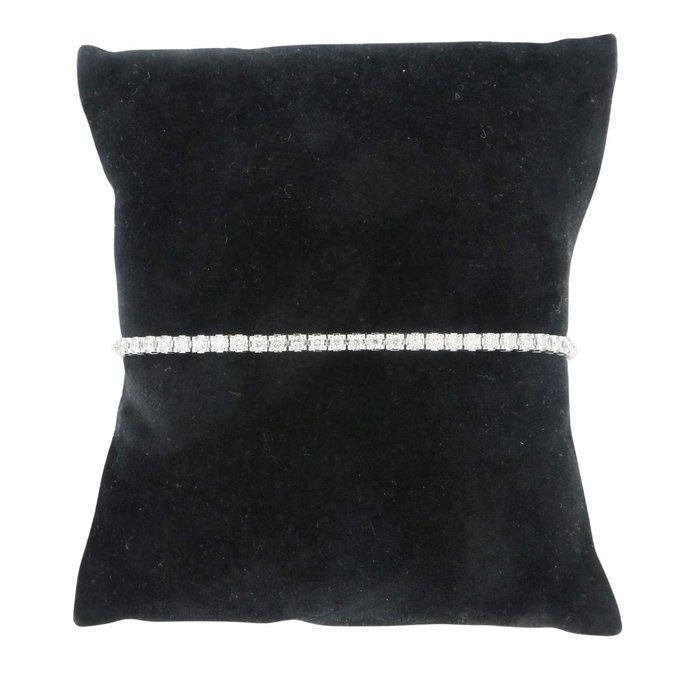 Armband - 18 karaat Witgoud - 1.84ct. tw. Diamant, Sieraden, Tassen en Uiterlijk, Armbanden