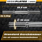 ScSPORTS® 20 kg Halterset - Dumbbell Set met koffer - korte, Verzenden, Nieuw