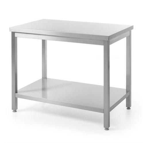 Werktafel Zware Uitvoering Met Plank, 600 Mm Diep, Hendi, Ki, Zakelijke goederen, Horeca | Keukenapparatuur, Nieuw in verpakking