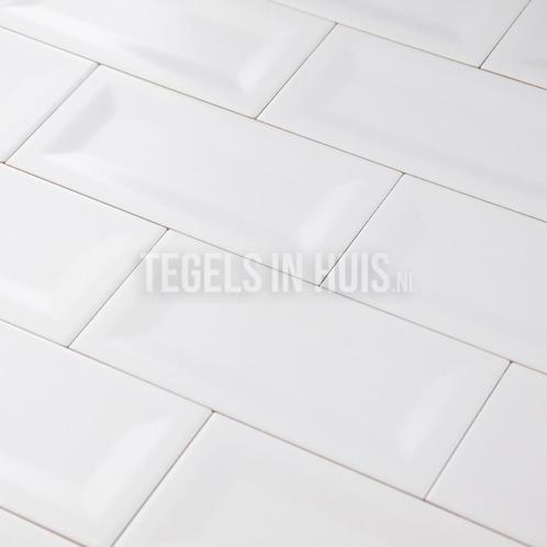 Wandtegel evolution in metro mat wit 7,5x15 cm wandtegel, Doe-het-zelf en Verbouw, Tegels, Wandtegels, Nieuw, 10 m² of meer, Keramiek