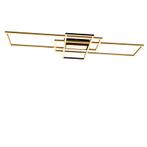 Moderne plafondlamp messing, Alessandro, Ophalen of Verzenden, Nieuw, Metaal, Modern
