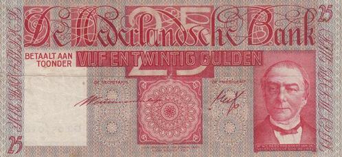 50 25 v Chr Netherlands P 50 25 Gulden 1941 Xf, Postzegels en Munten, Bankbiljetten | Europa | Niet-Eurobiljetten, Verzenden