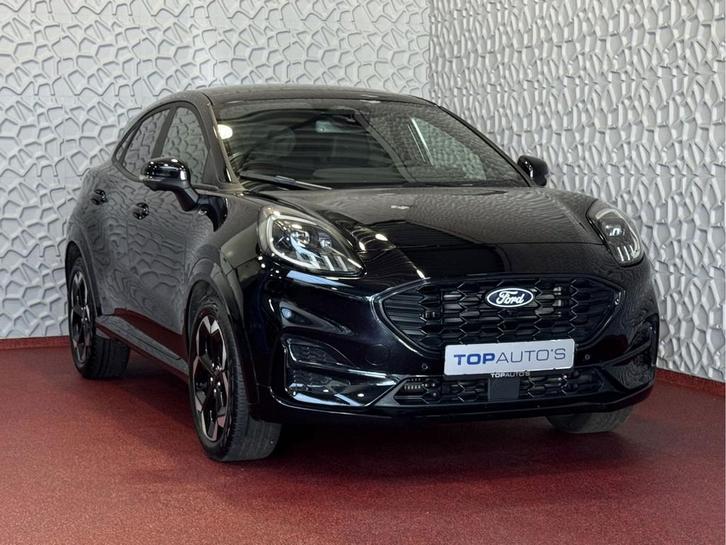 Zakelijke Lease |  Ford Puma ST-LINE X 155PK PANORAMA AFN.TR, Auto's, Ford, Onderhoudsboekje, Lease, Zwart, Automaat, SUV of Terreinwagen