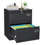 Metalen archiefkast 2 laden met slot – A4 kantoor kast, Verzenden, Nieuw