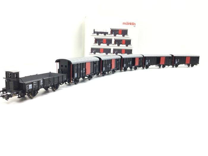Märklin H0 - 46050 - Modeltrein goederenwagonset (1) -, Hobby en Vrije tijd, Modeltreinen | H0