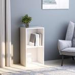 vidaXL Boekenkast 40x30x76,5 cm bewerkt hout wit, Huis en Inrichting, Verzenden, Nieuw, Overige houtsoorten